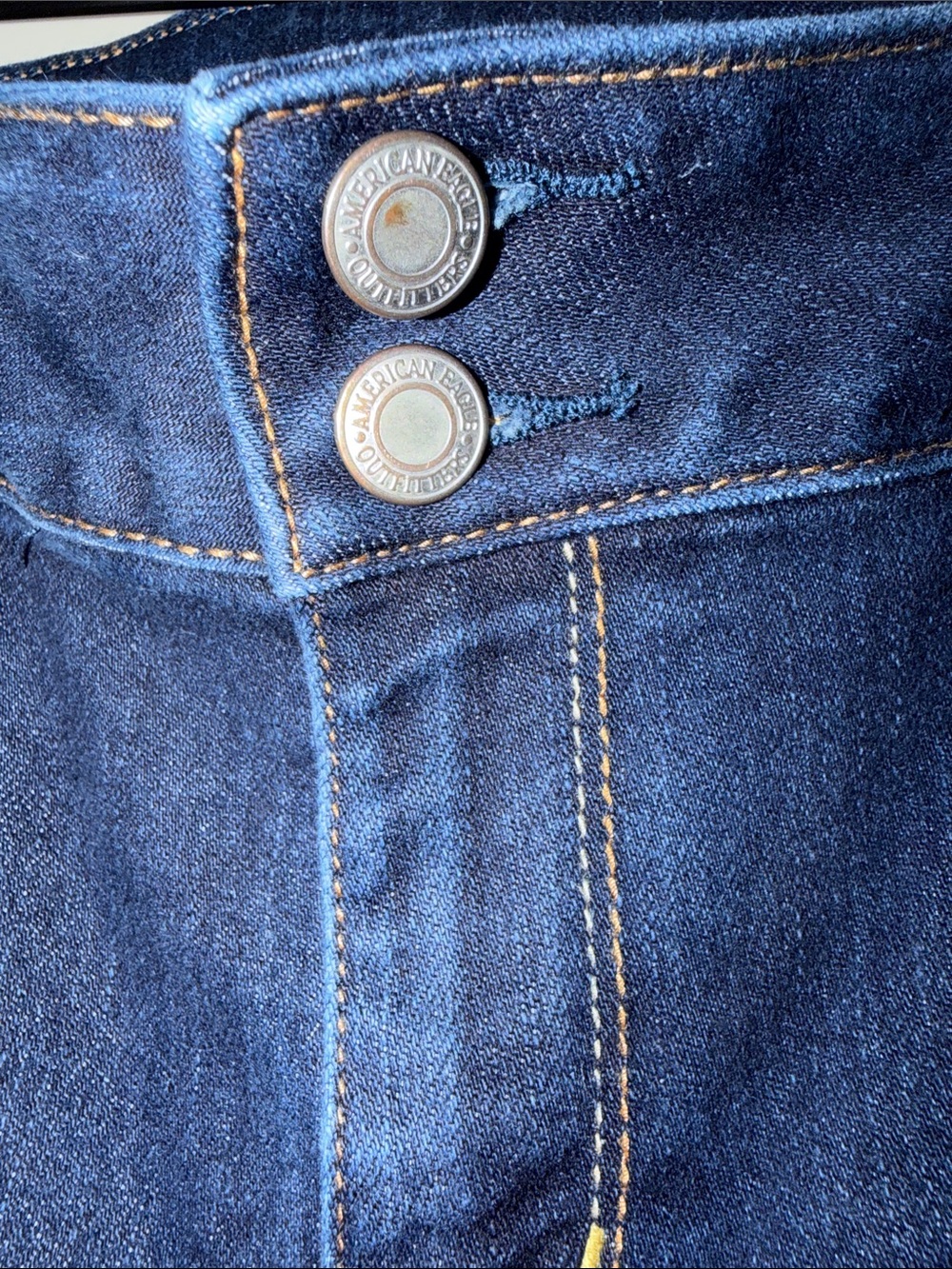 American Eagle Outfitters Indigo Straight Leg Jeans - Women's - Picture 3 of 7